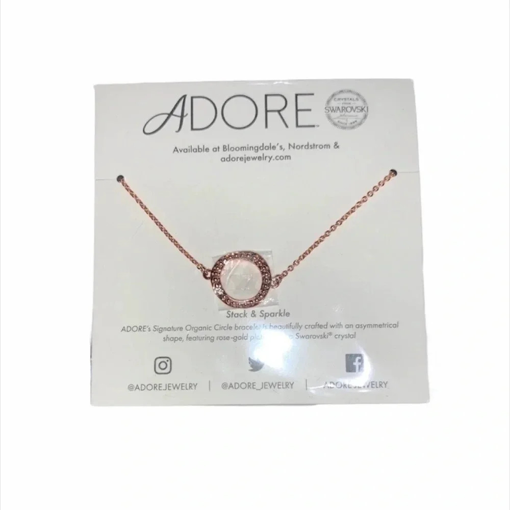 NWT Adore Signature Organic Circle Bracelet